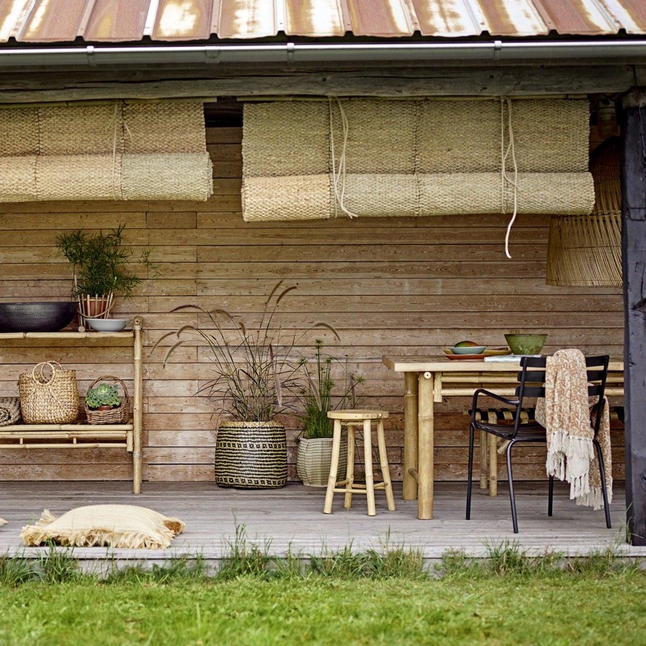 Foldable Bamboo Bench