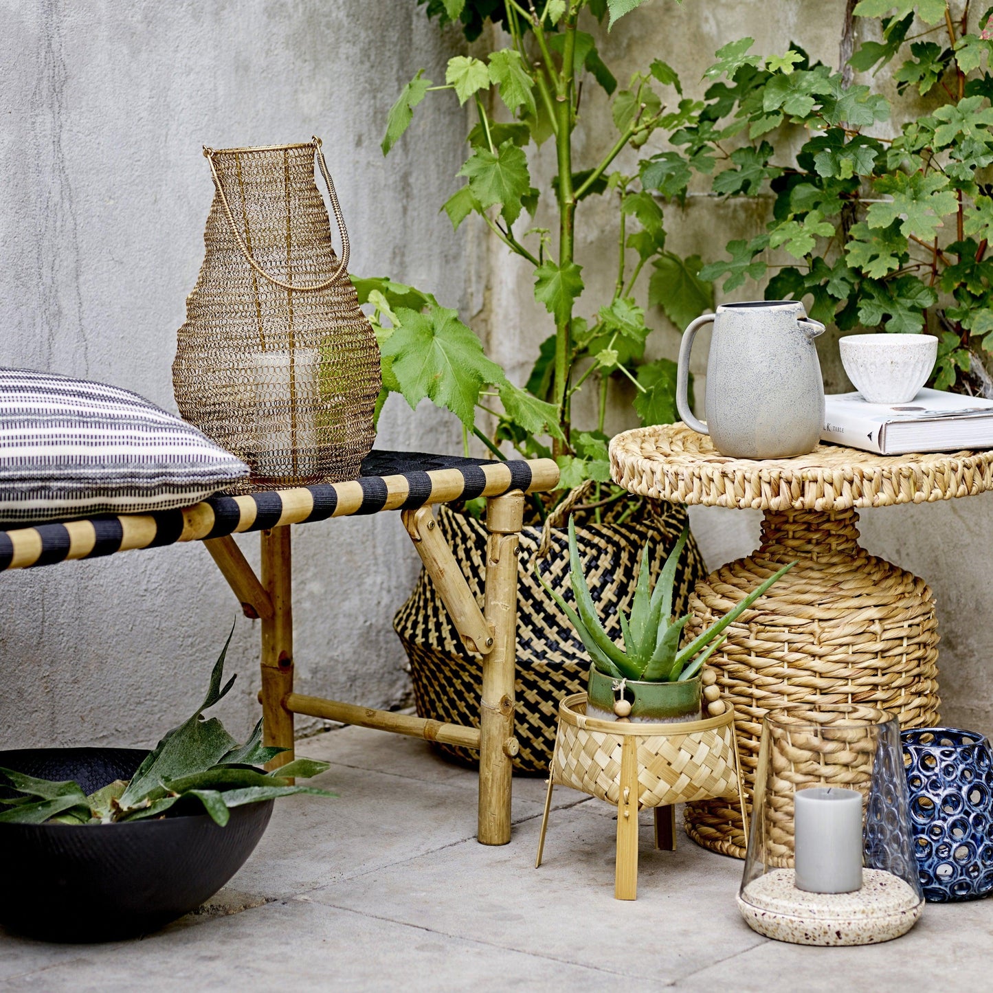 Foldable Bamboo Bench