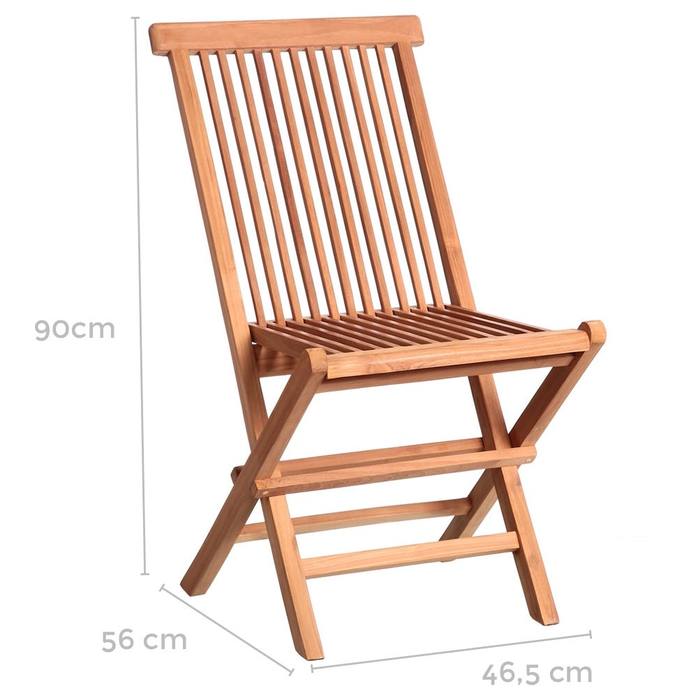 Foldable Nature Wood Chair