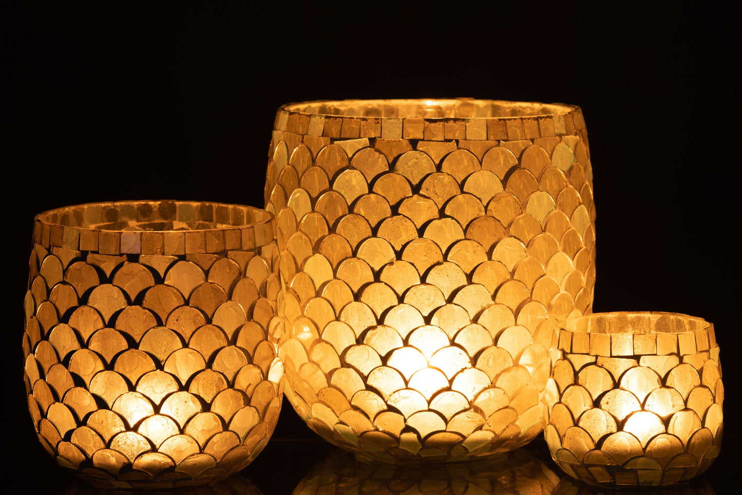 Glass Mosaic Tealight Holder