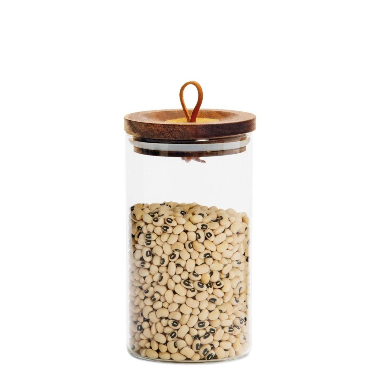 Glass Pot W/ Wood
