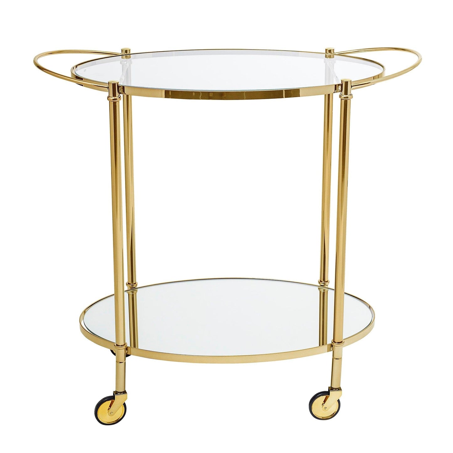 Gold Iron Tea Cart