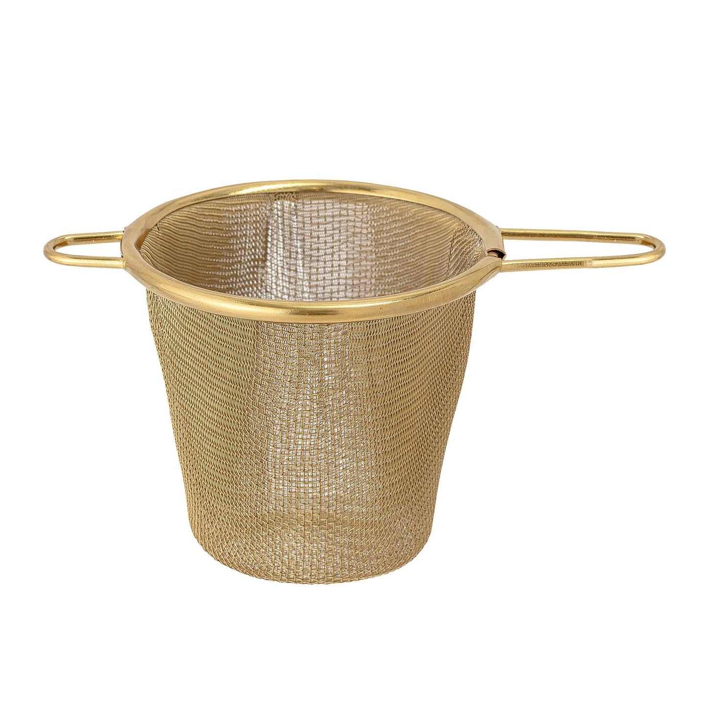 Gold Iron Tea Strainer