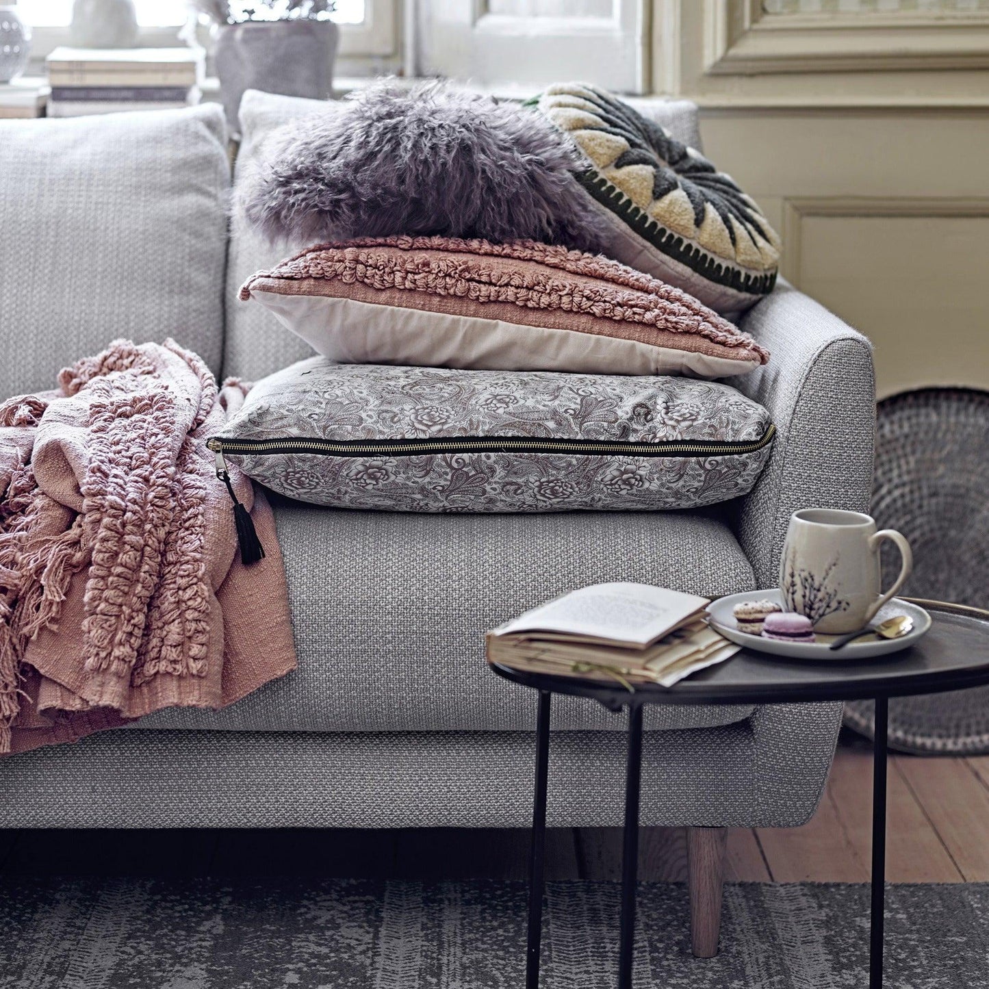 Gold Metal Coffee Table
