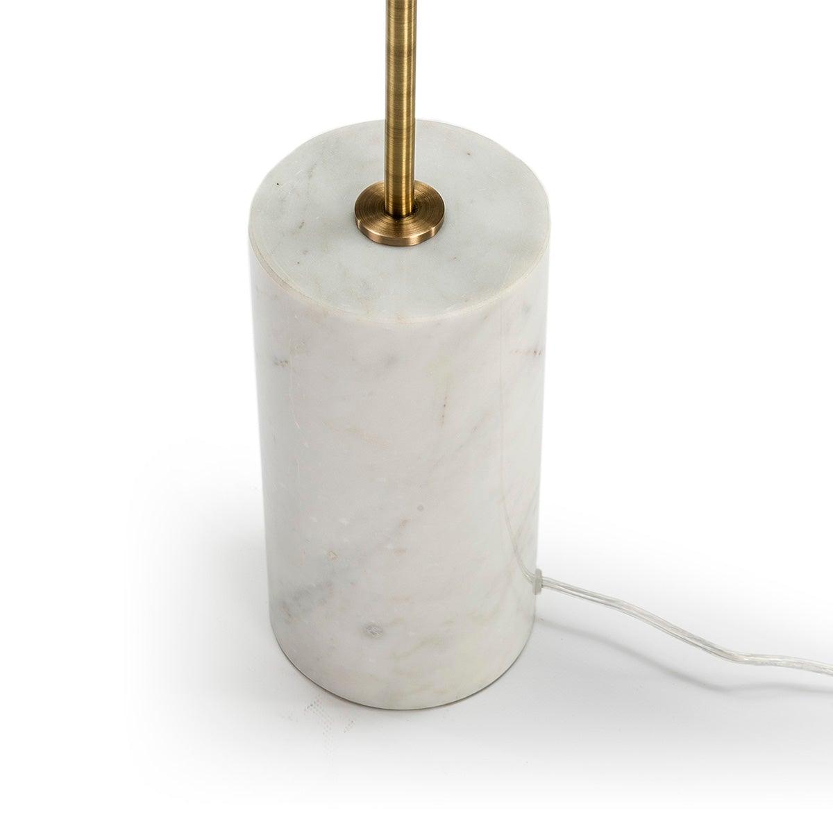 Gold Metal Floor Lamp W/Gold