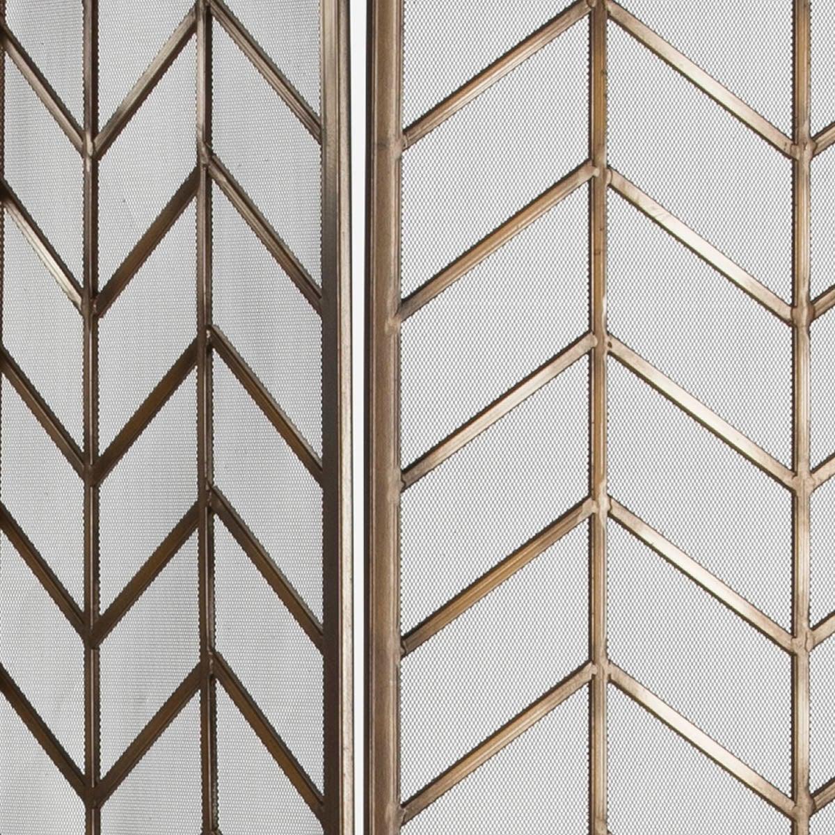 Gold Metal Screen W/Mesh