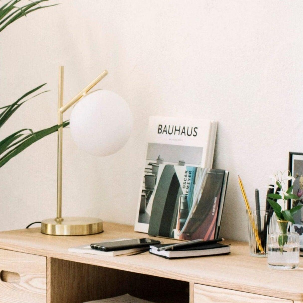 Gold Metal Table Lamp