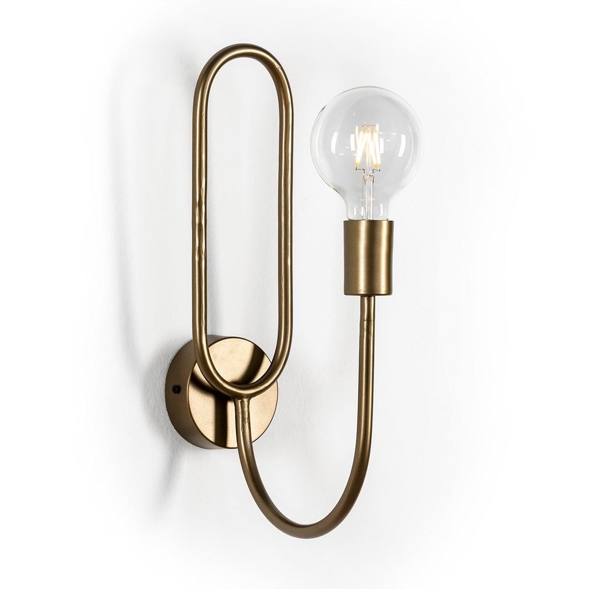 Gold Metal Wall Lamp