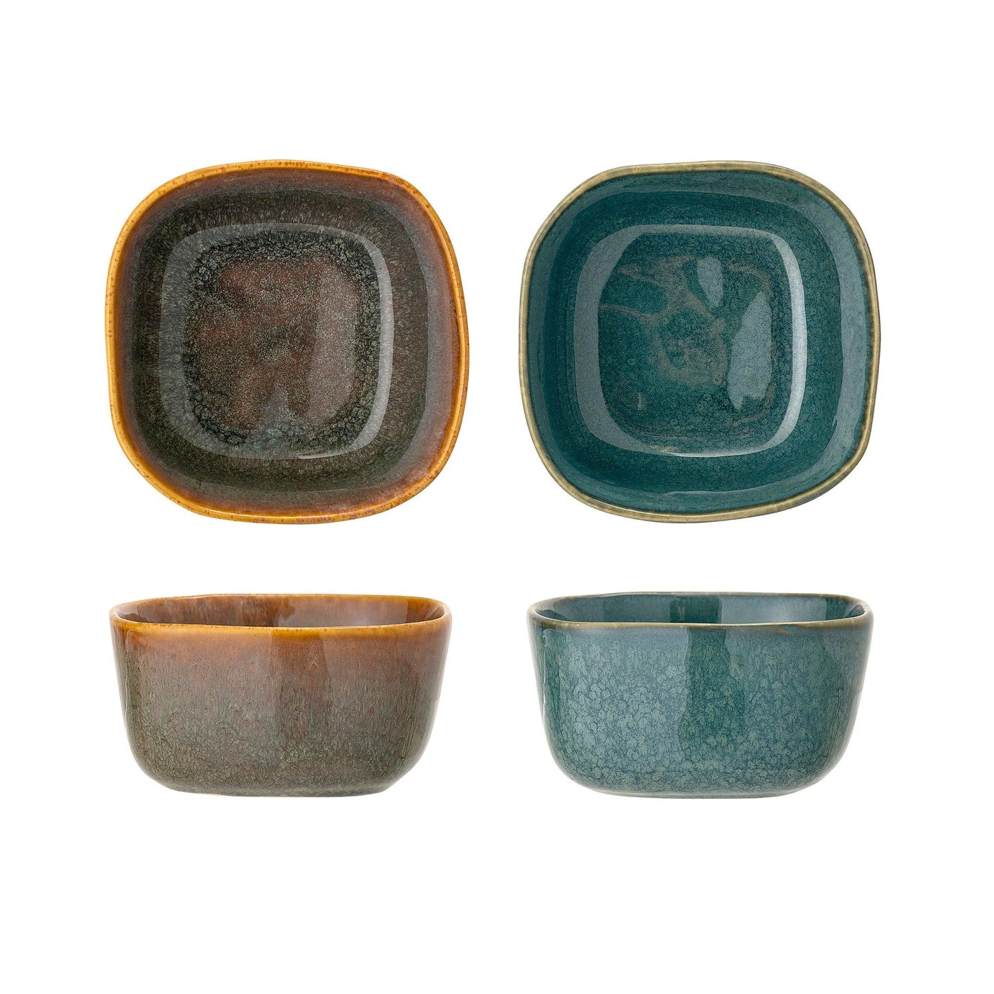 Green Ceramic Bowl Set (x2)