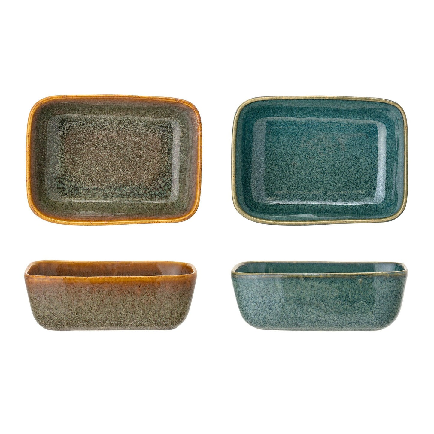Green Ceramic Bowl Set (x2)