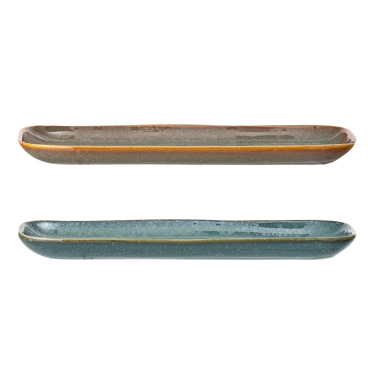 Green Ceramic Plate Set (x2)