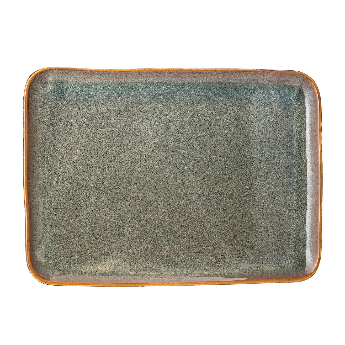 Green Ceramic Serving Plate