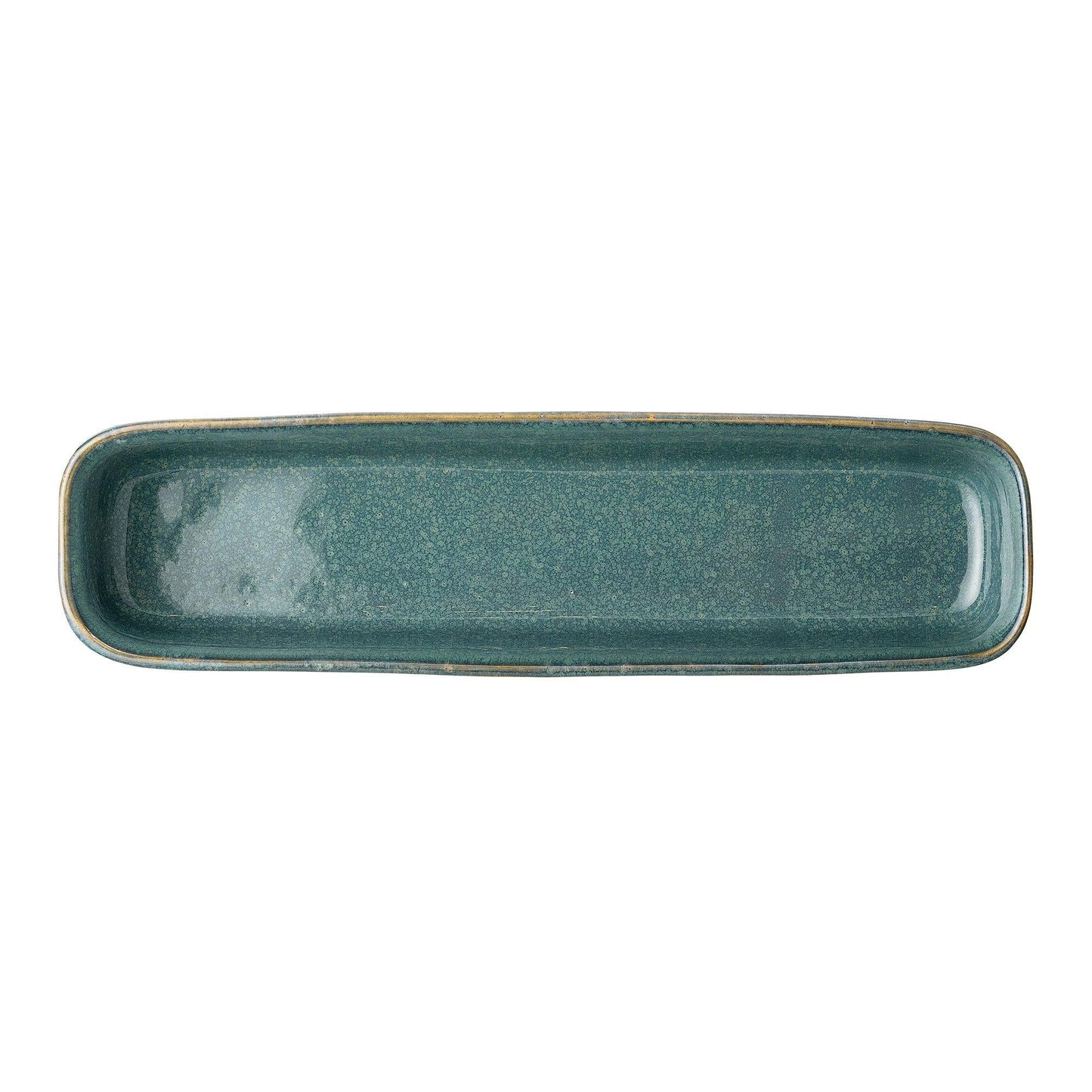 Green Ceramic Serving Tray
