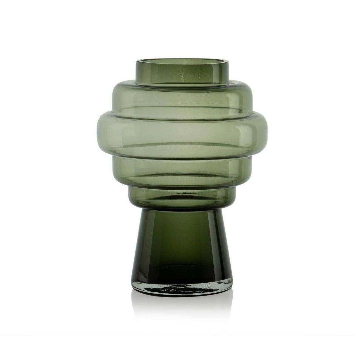 Green Glass Vase