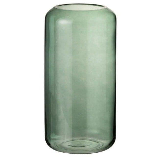 Green Glass Vase