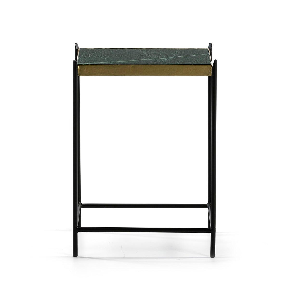 Green Marble Side Table
