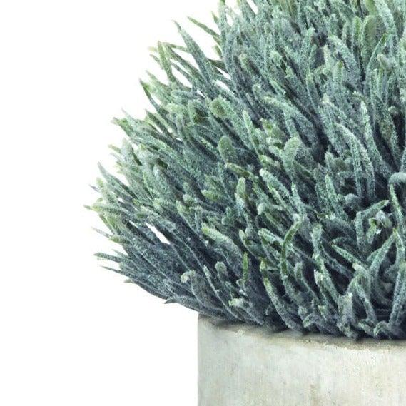 Green PVC Succulent W/ Flower Pot