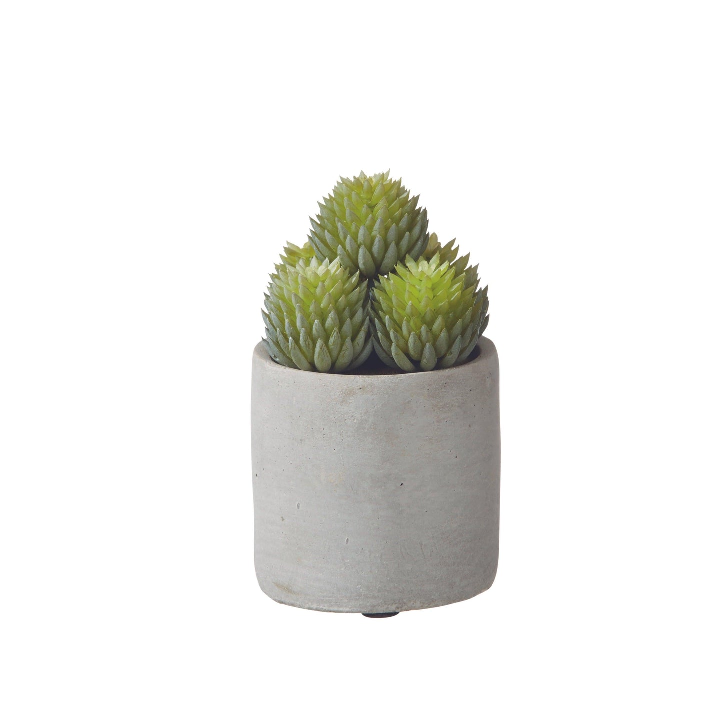 Green PVC Succulent W/ Flower Pot