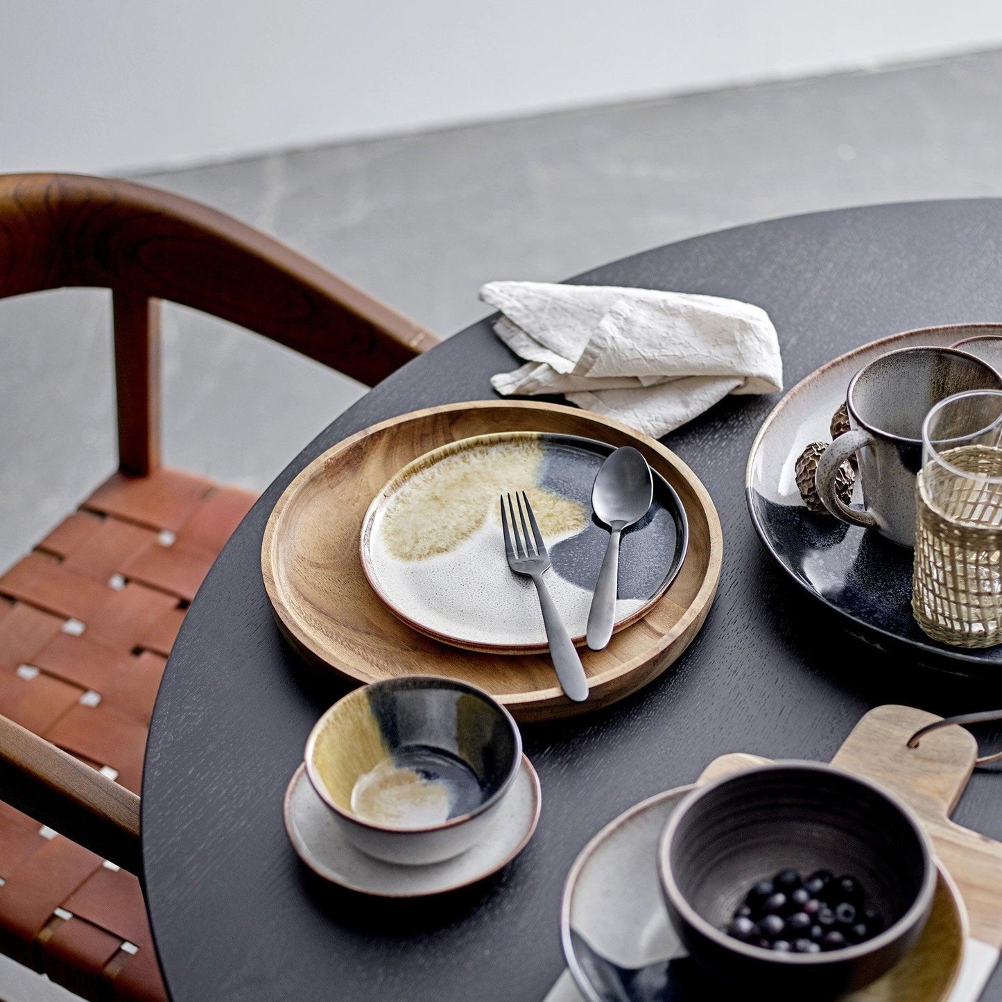 Grey Ceramic Mug Set (X6)