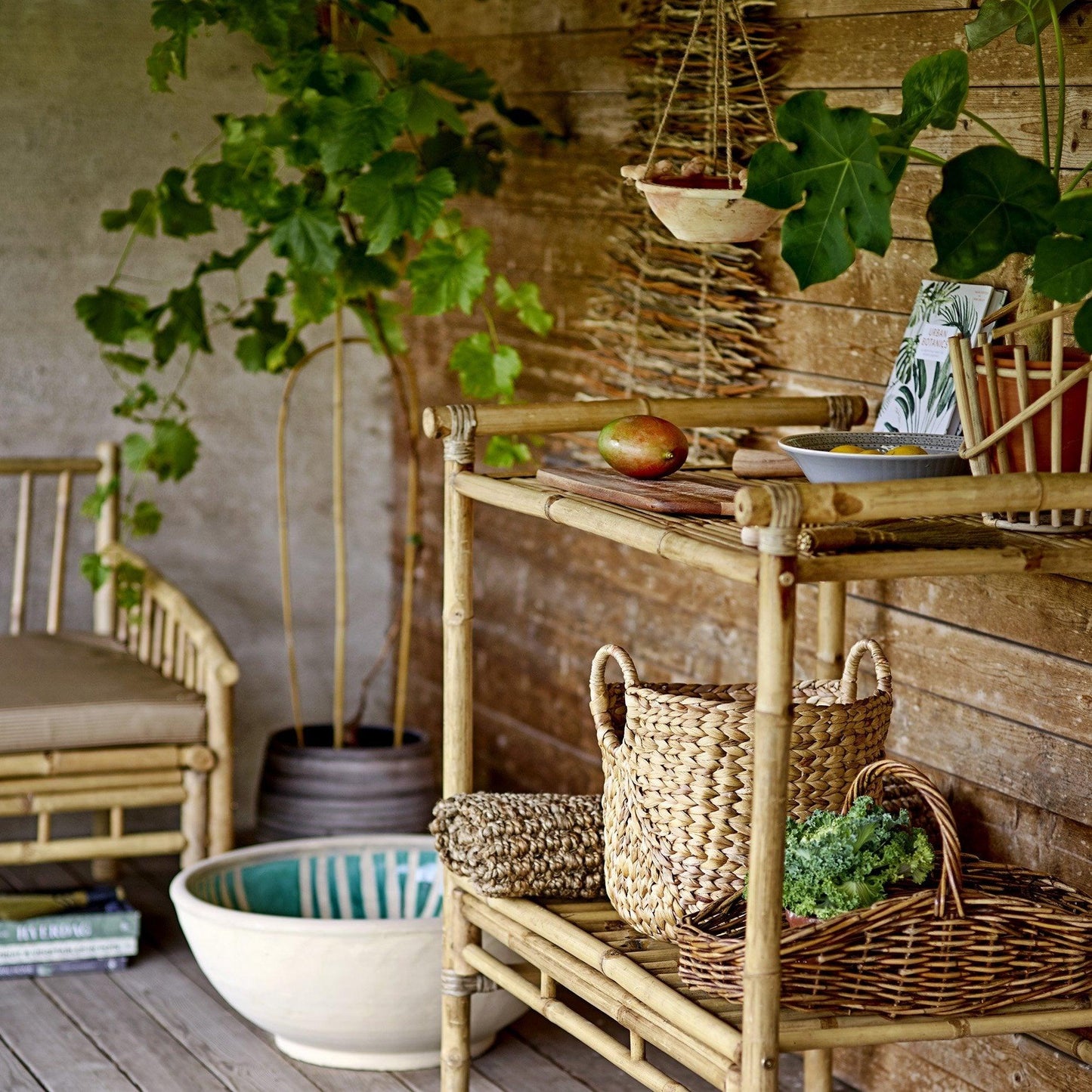 Grey Ceramic Serving Bowl