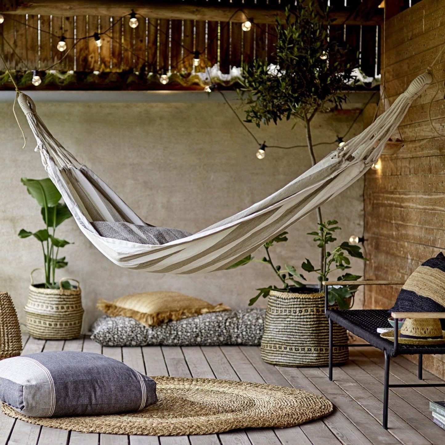 Grey Cotton Hammock