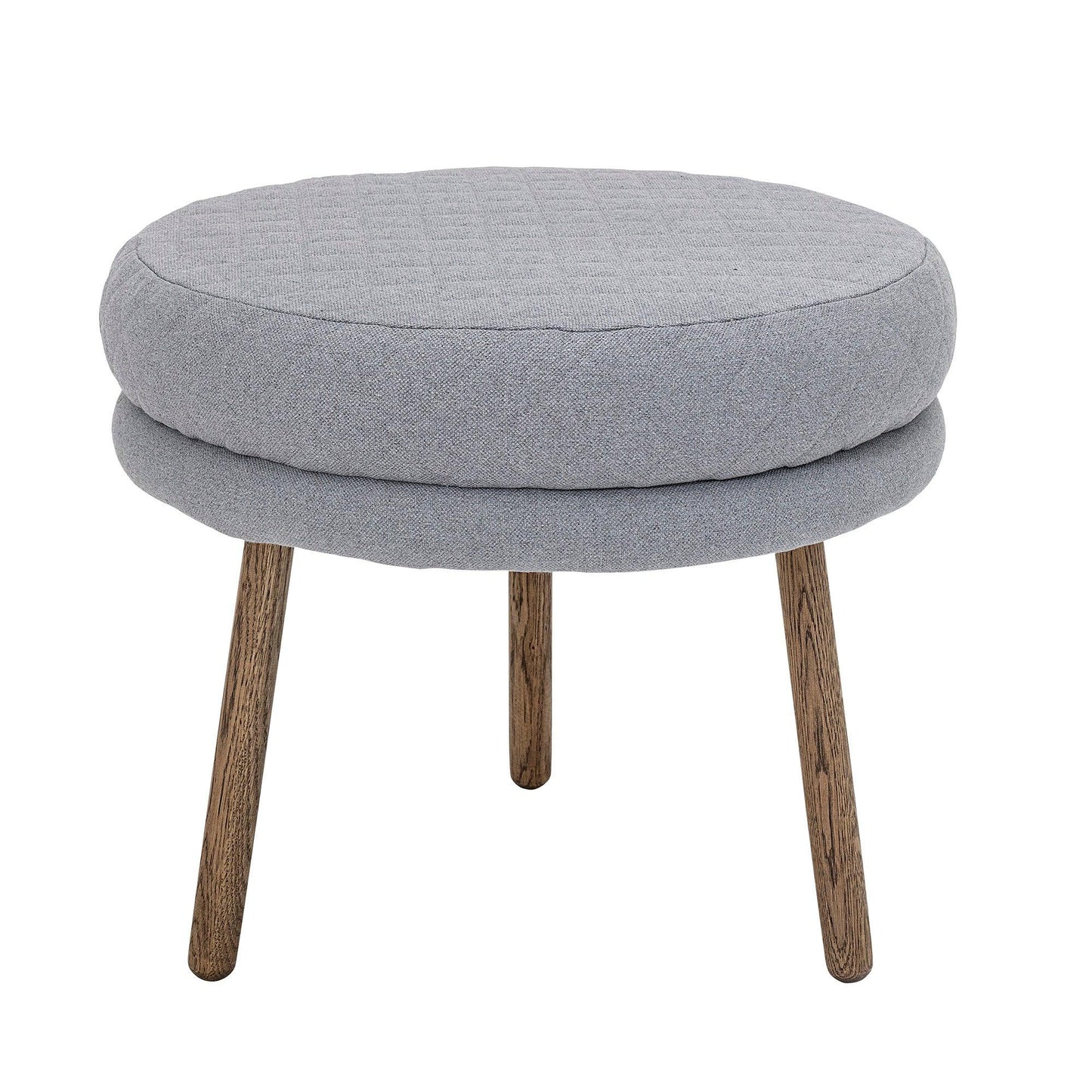 Grey Cotton Stool