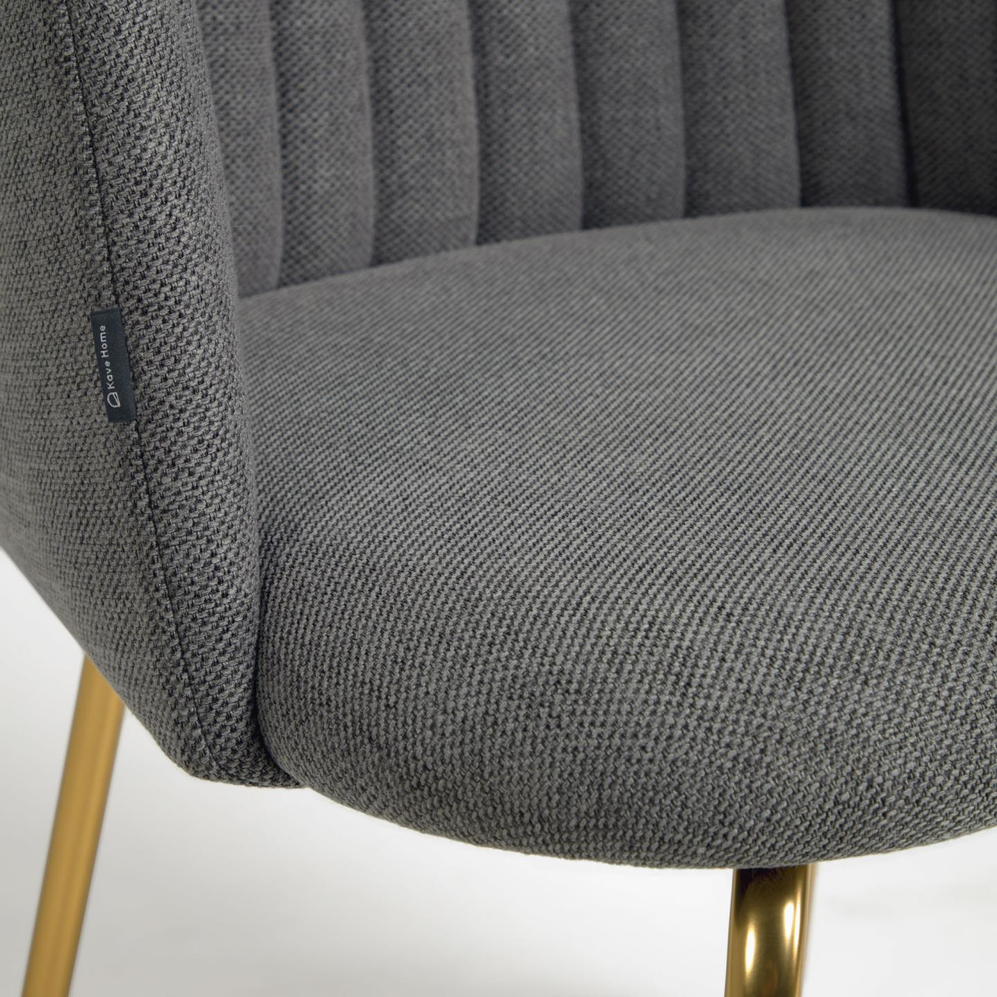 Grey Fabric Chair