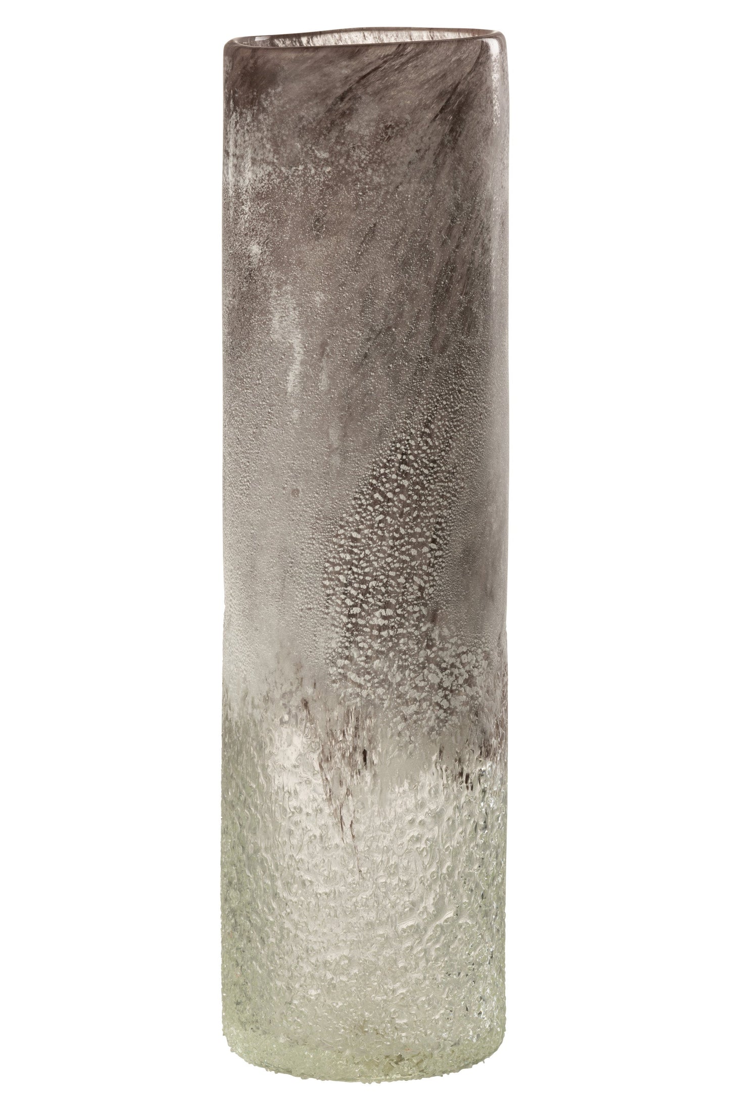 Grey Glass Vase