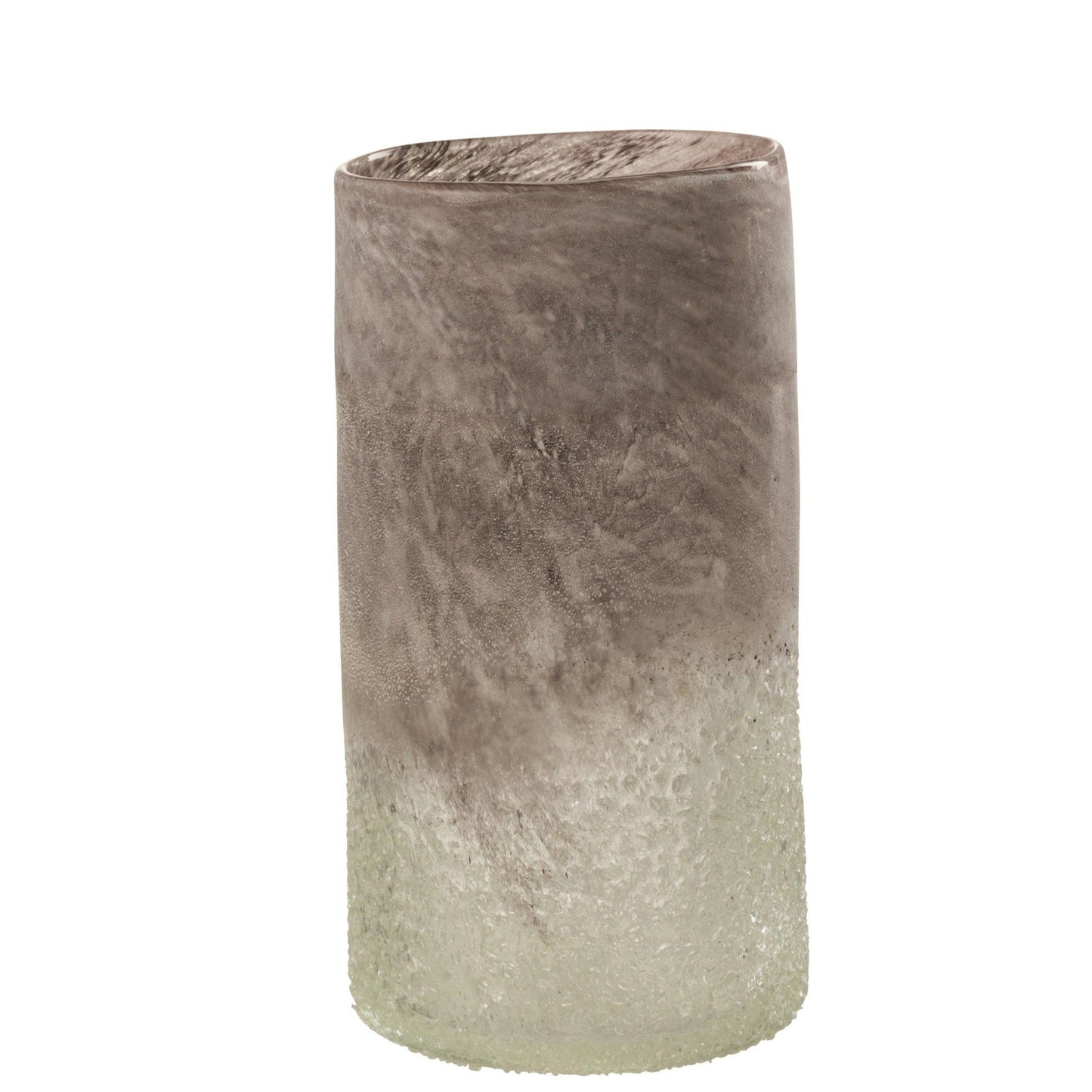 Grey Glass Vase