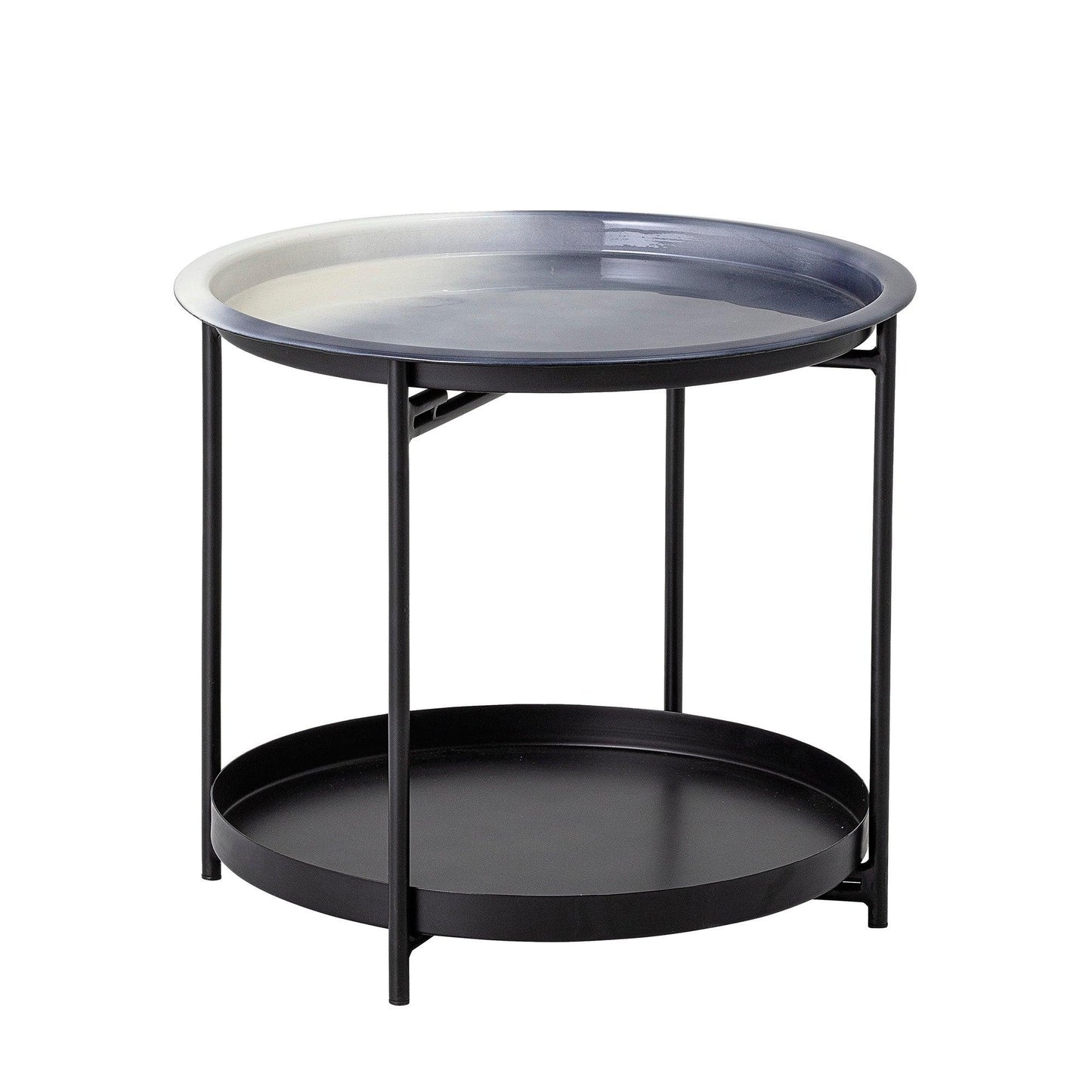 Grey Metal Side Table