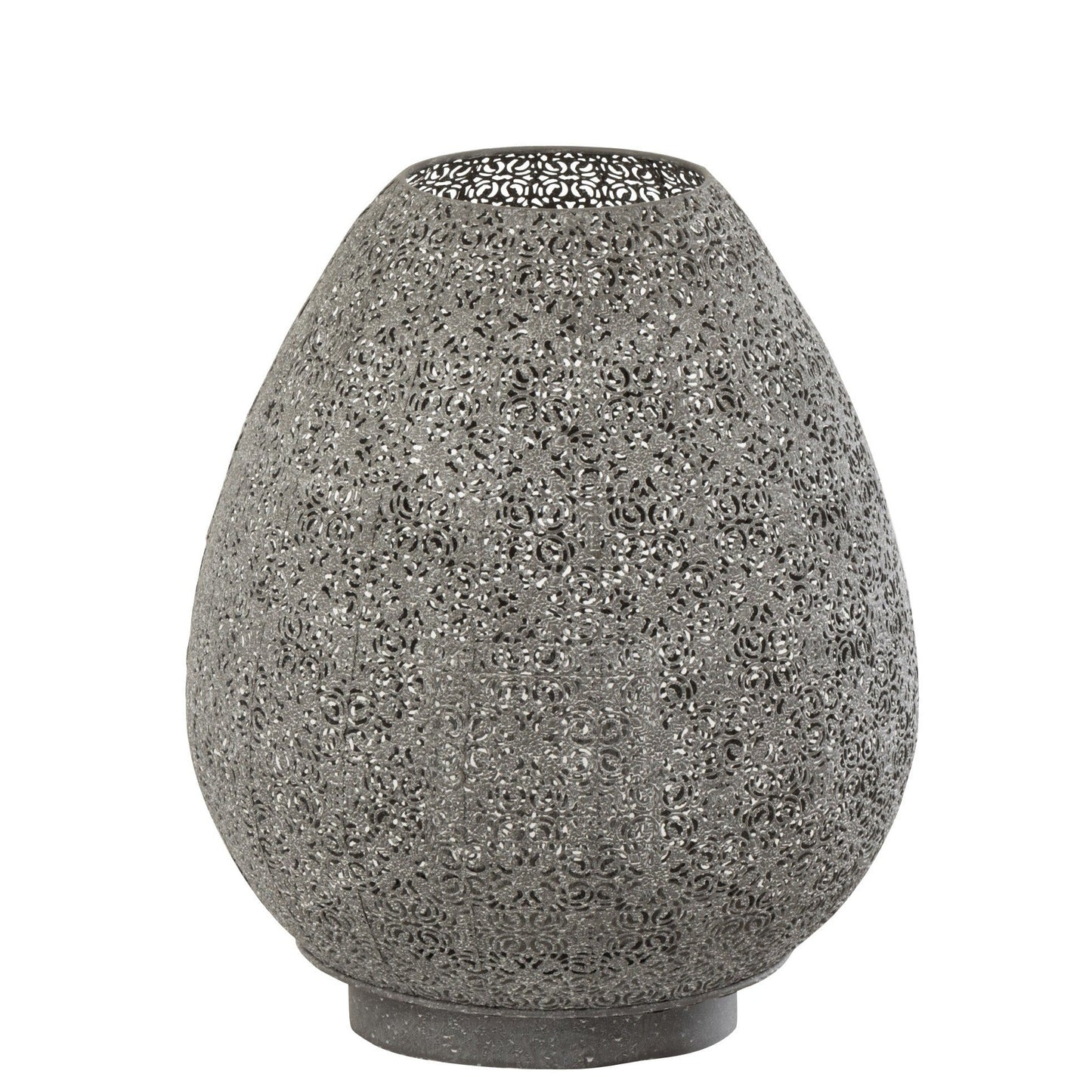 Grey Metal Tealight Holder