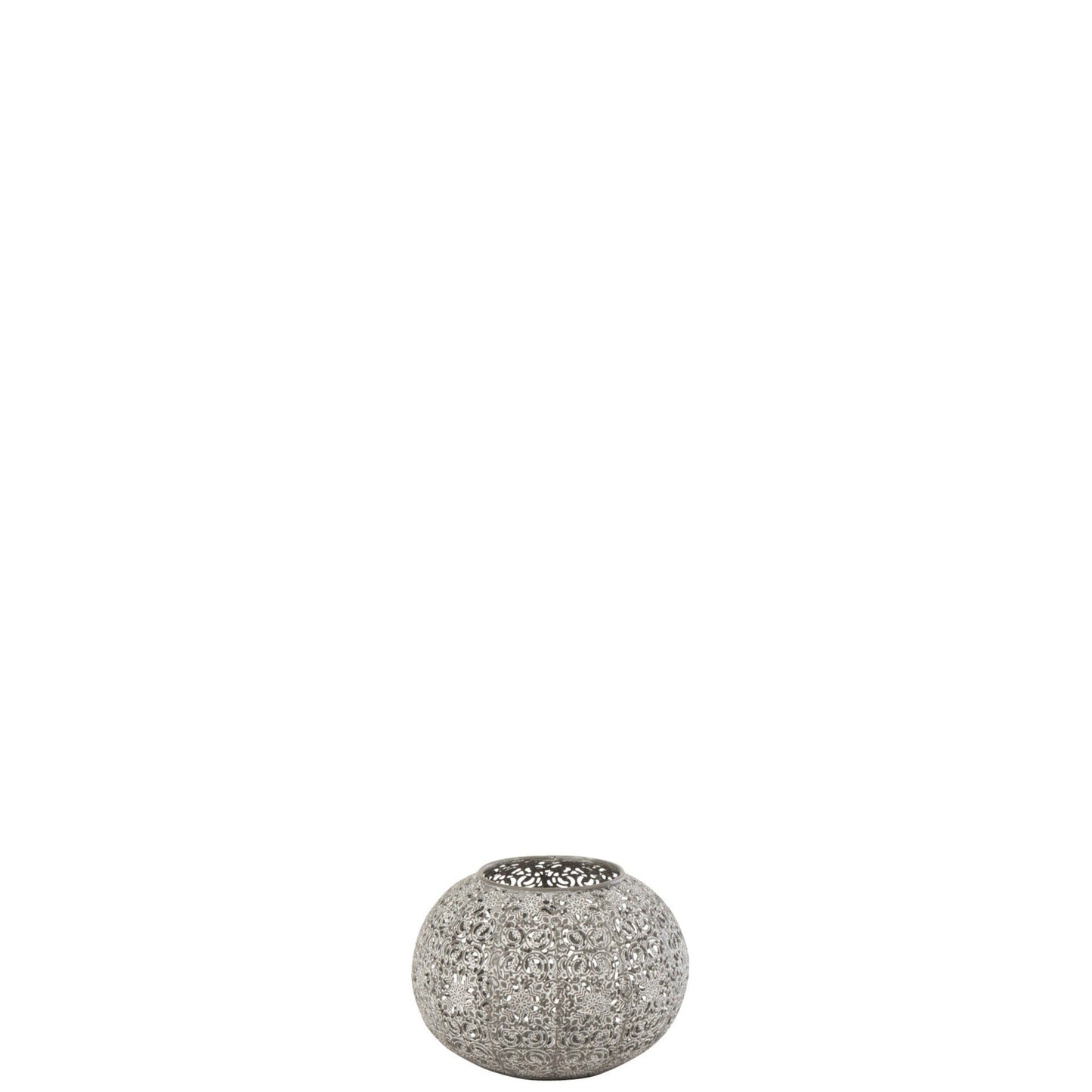 Grey Metal Tealight Holder
