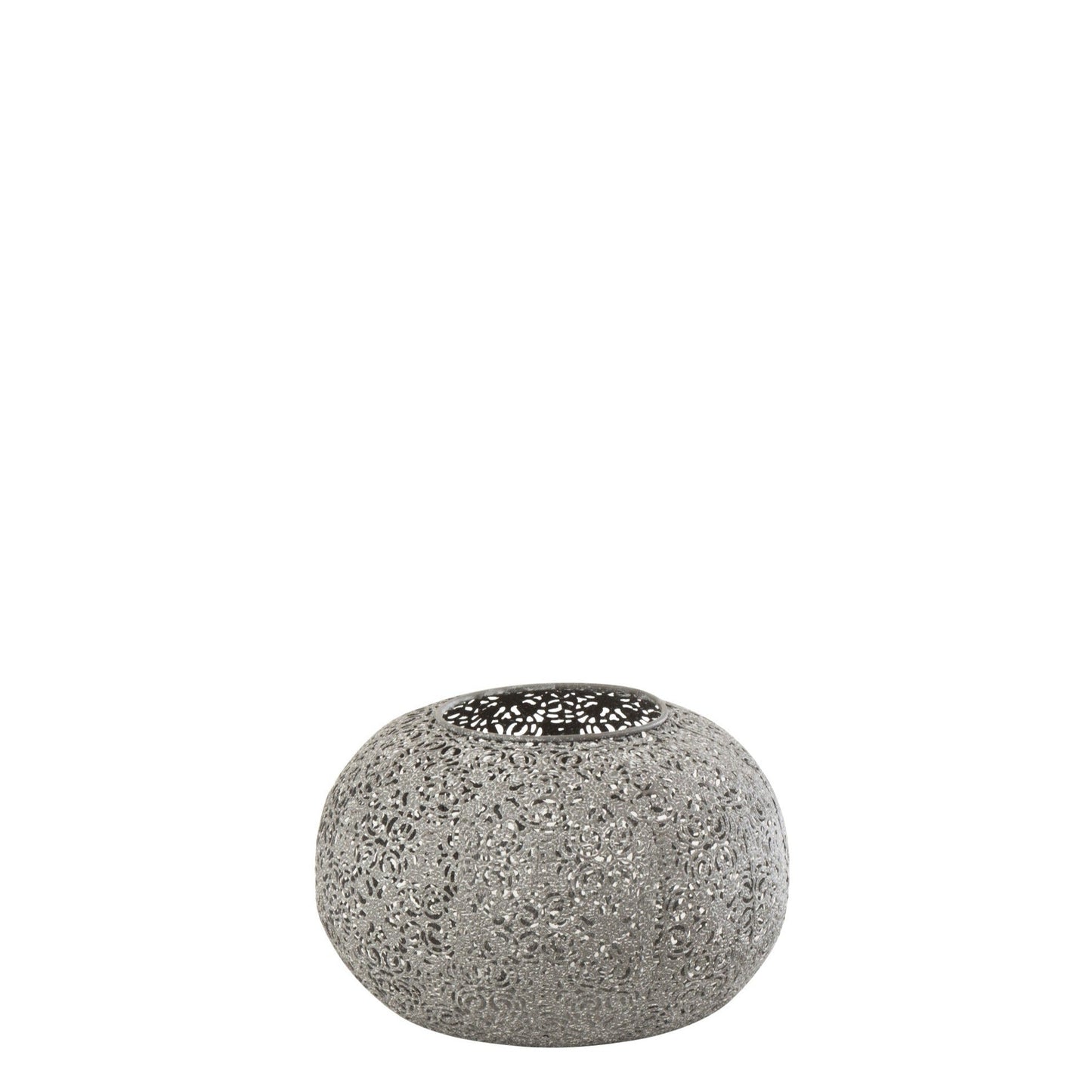 Grey Metal Tealight Holder