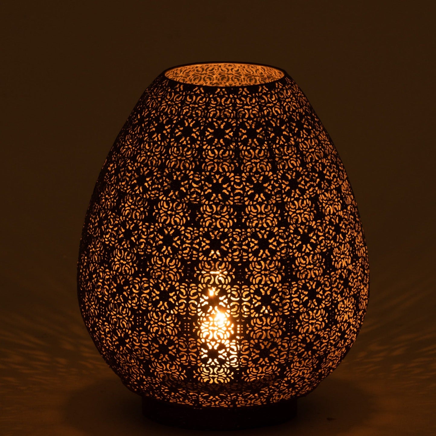 Grey Metal Tealight Holder