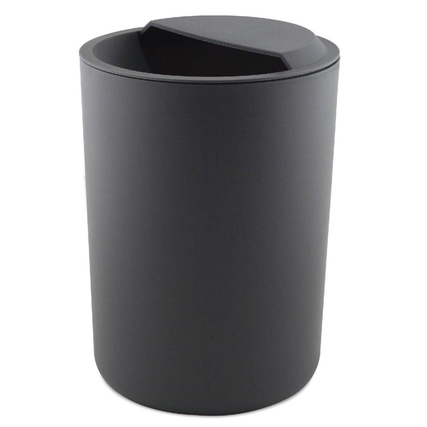 Grey PVC Wastepaper Basket