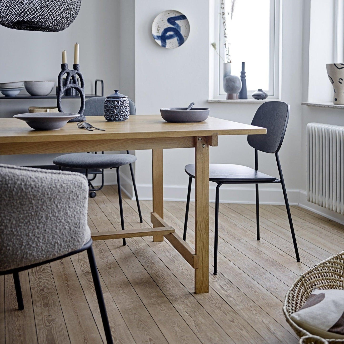 Grey Polyester Armchair