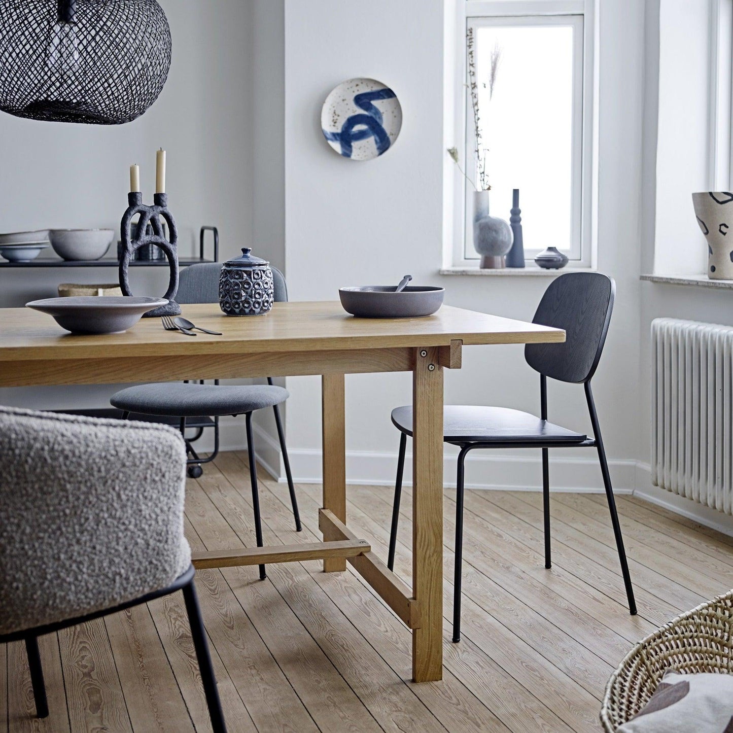 Grey Polyester Chair