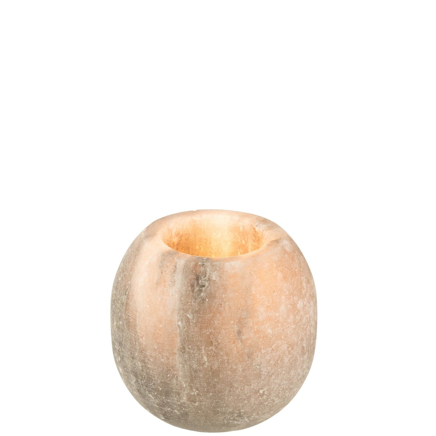 Grey Stone Candle Holder