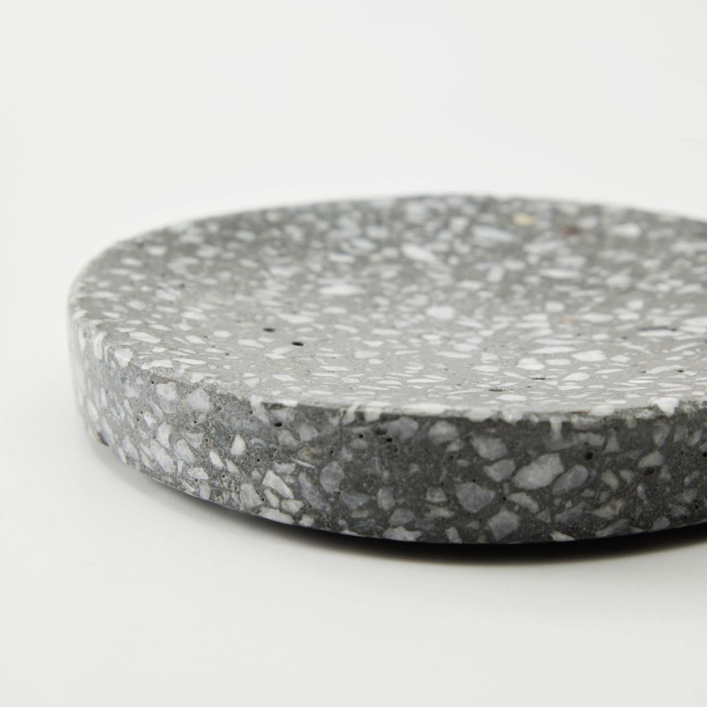 Grey Terrazzo Soap Dish