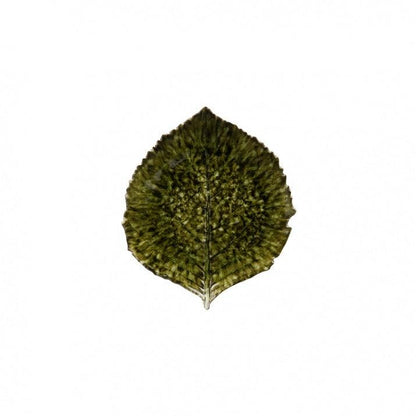 Hydrangea Leaf Ceramic Plate