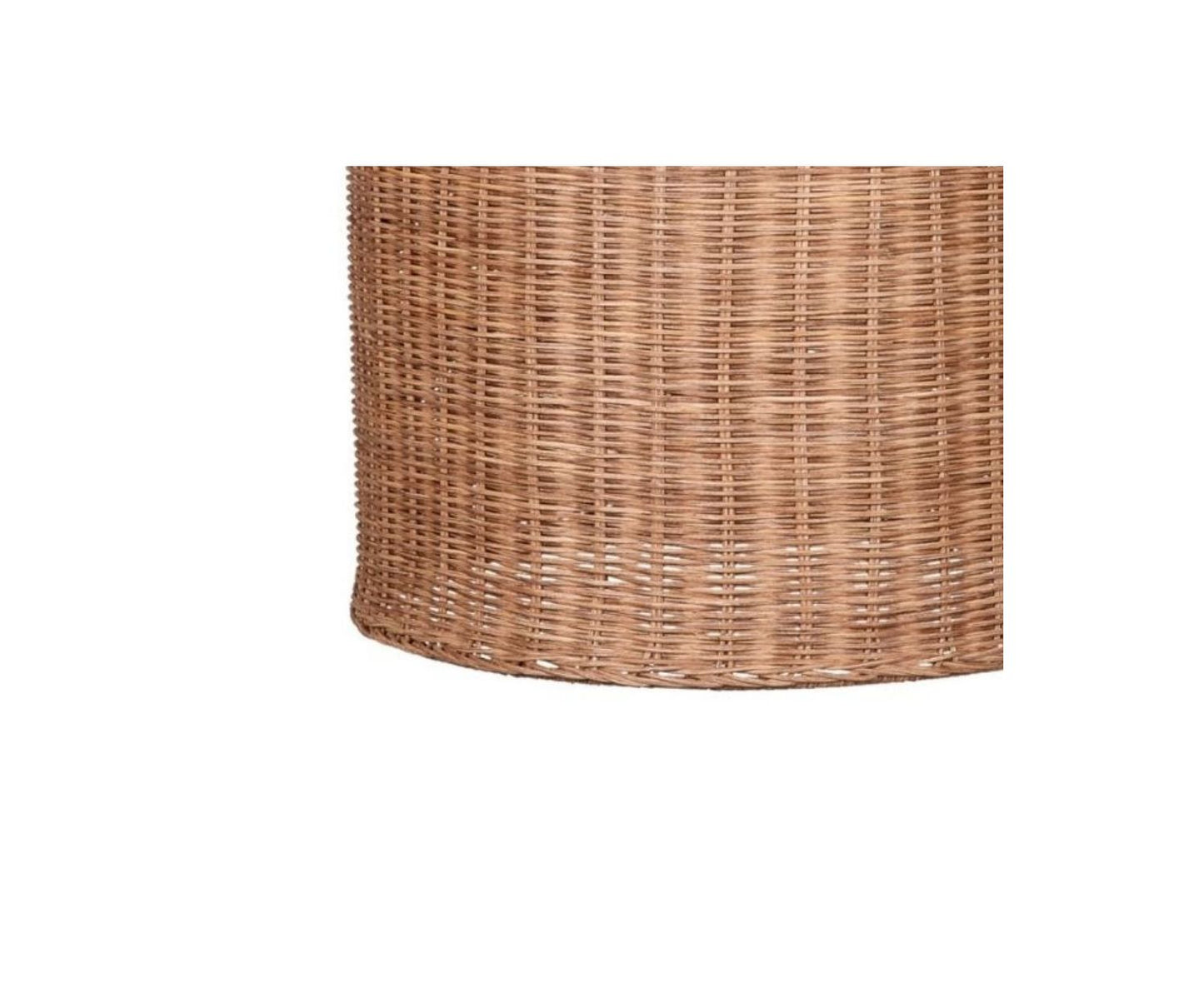 Rustic Rattan Ceiling Lamp Bell