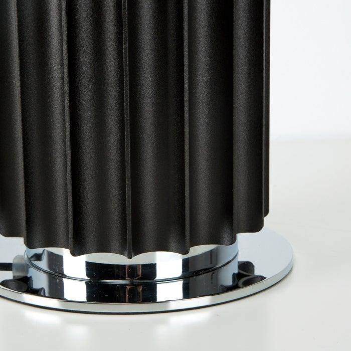 Iron Table Lamp W/White Glass