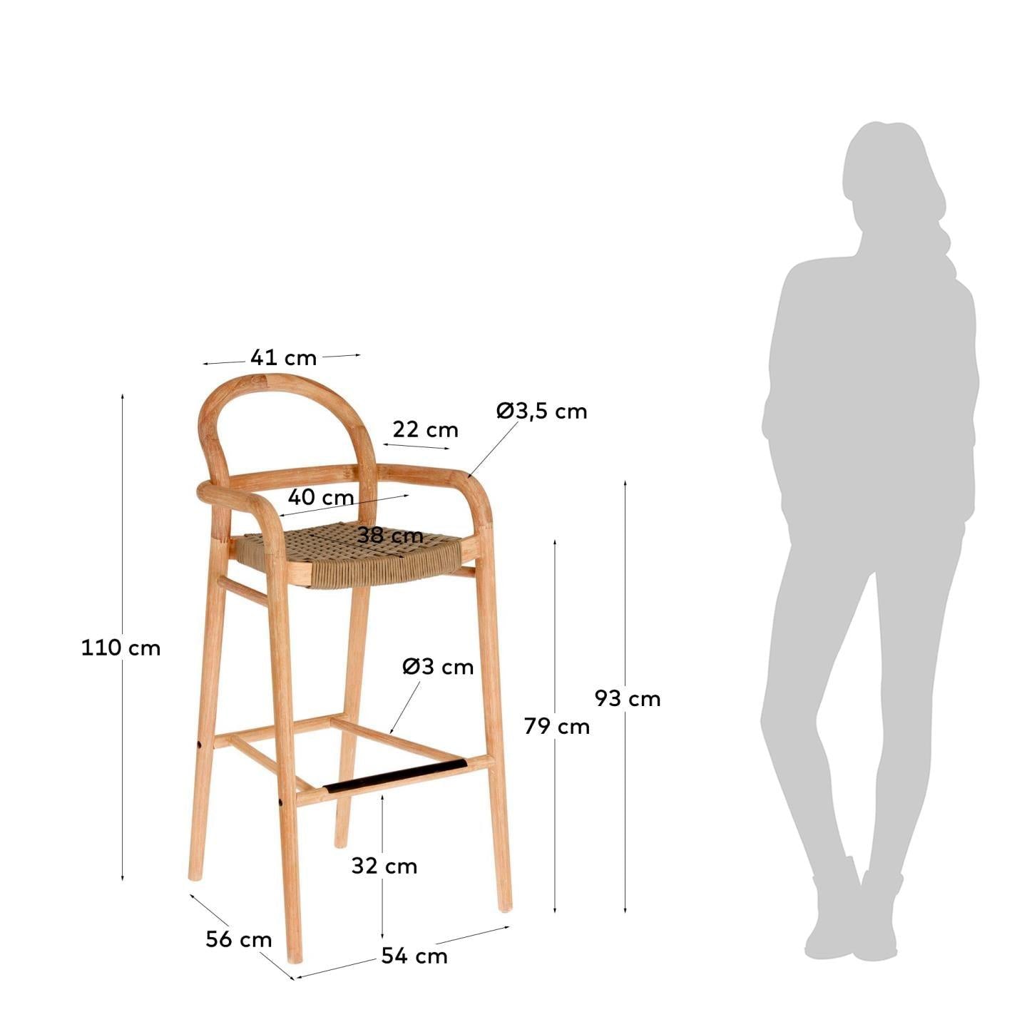 Jute Barstool