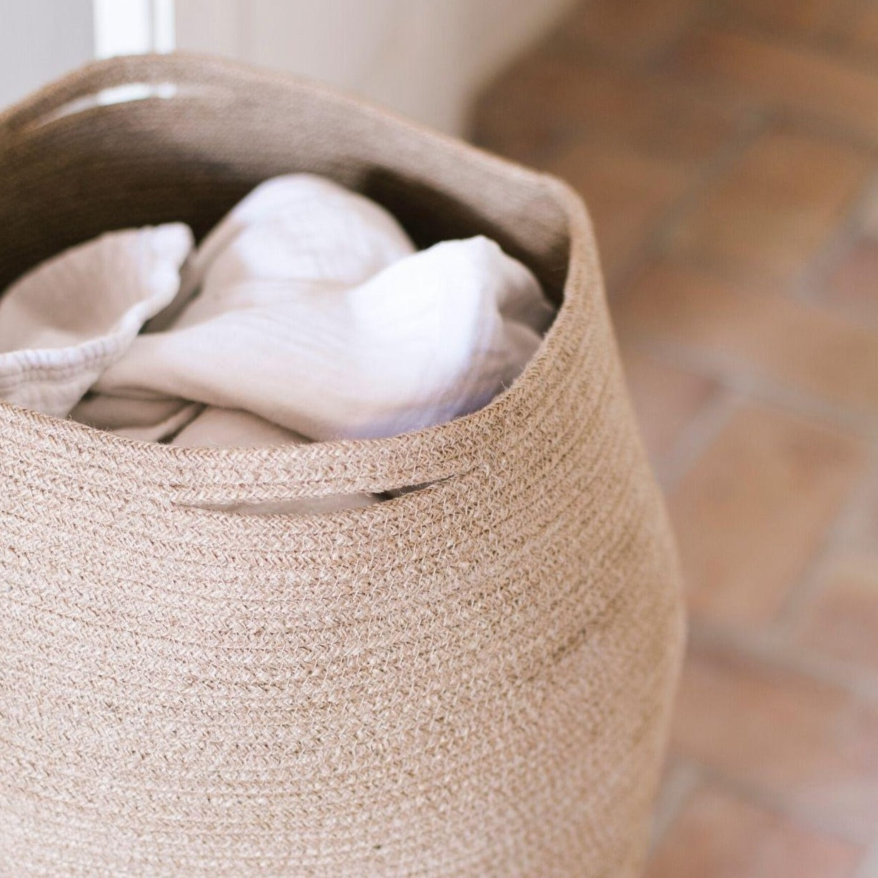 Jute Laundry Basket