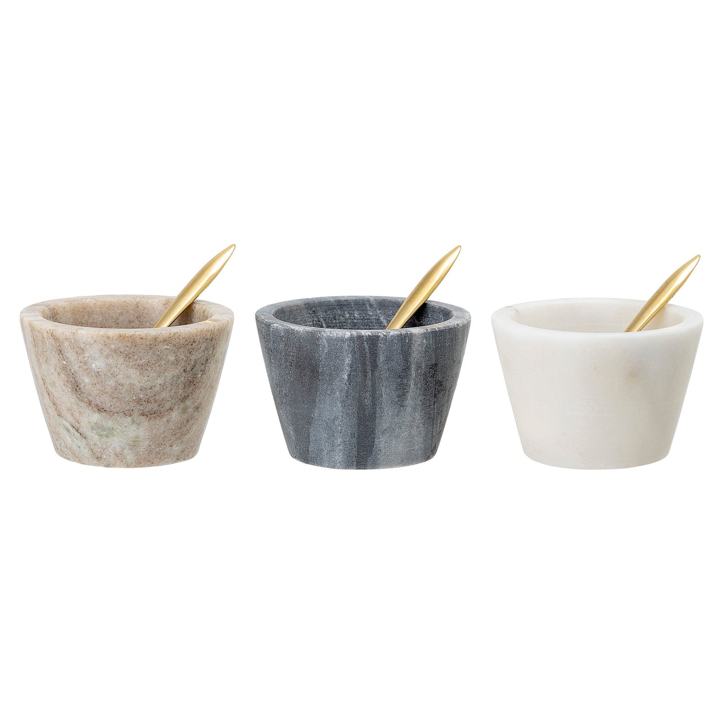 Marble Salt Jar W/Spoon