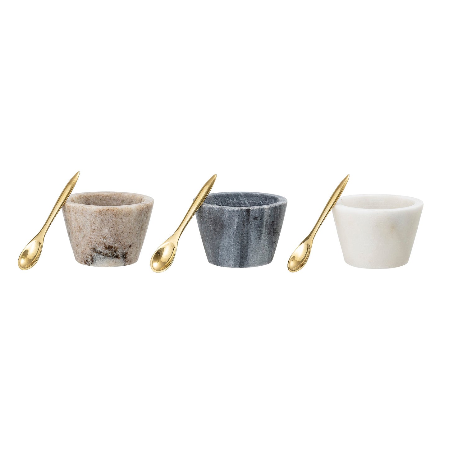 Marble Salt Jar W/Spoon