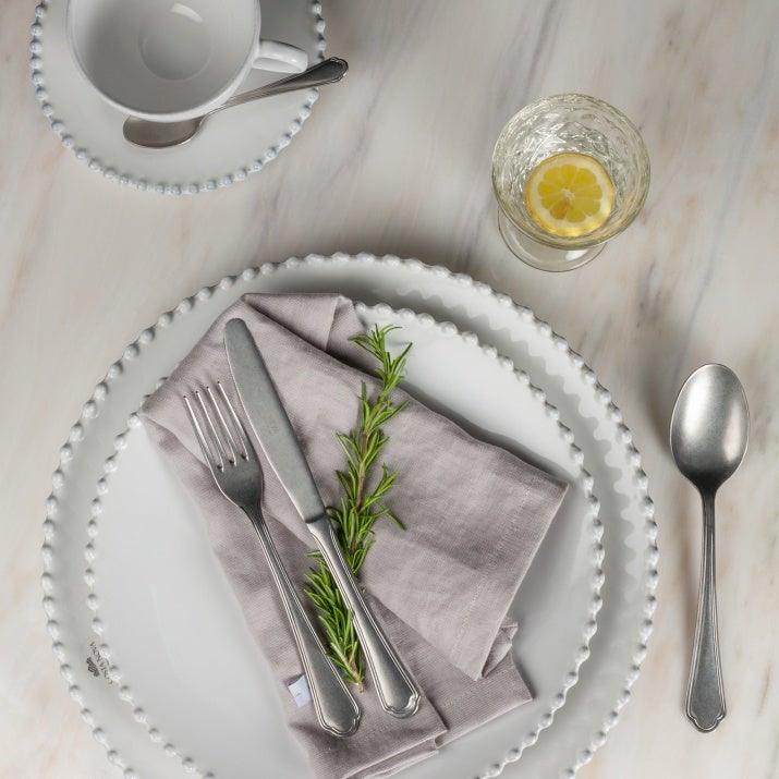 Matte Stainless Iron Cutlery Set (x24)