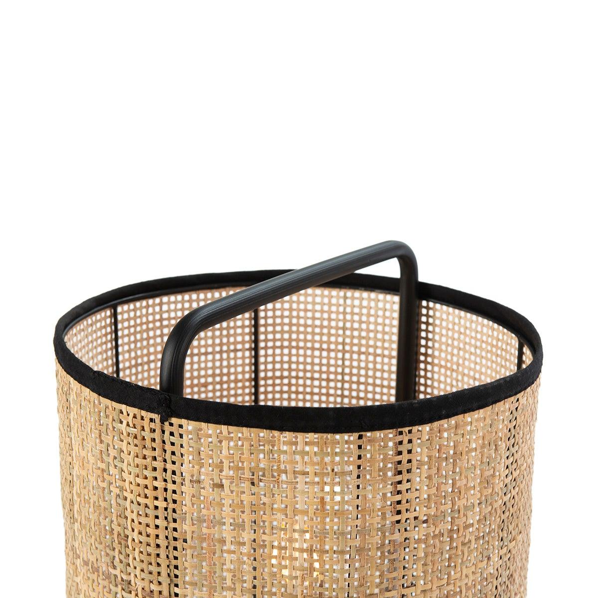 Mesh Rattan Floor Lamp