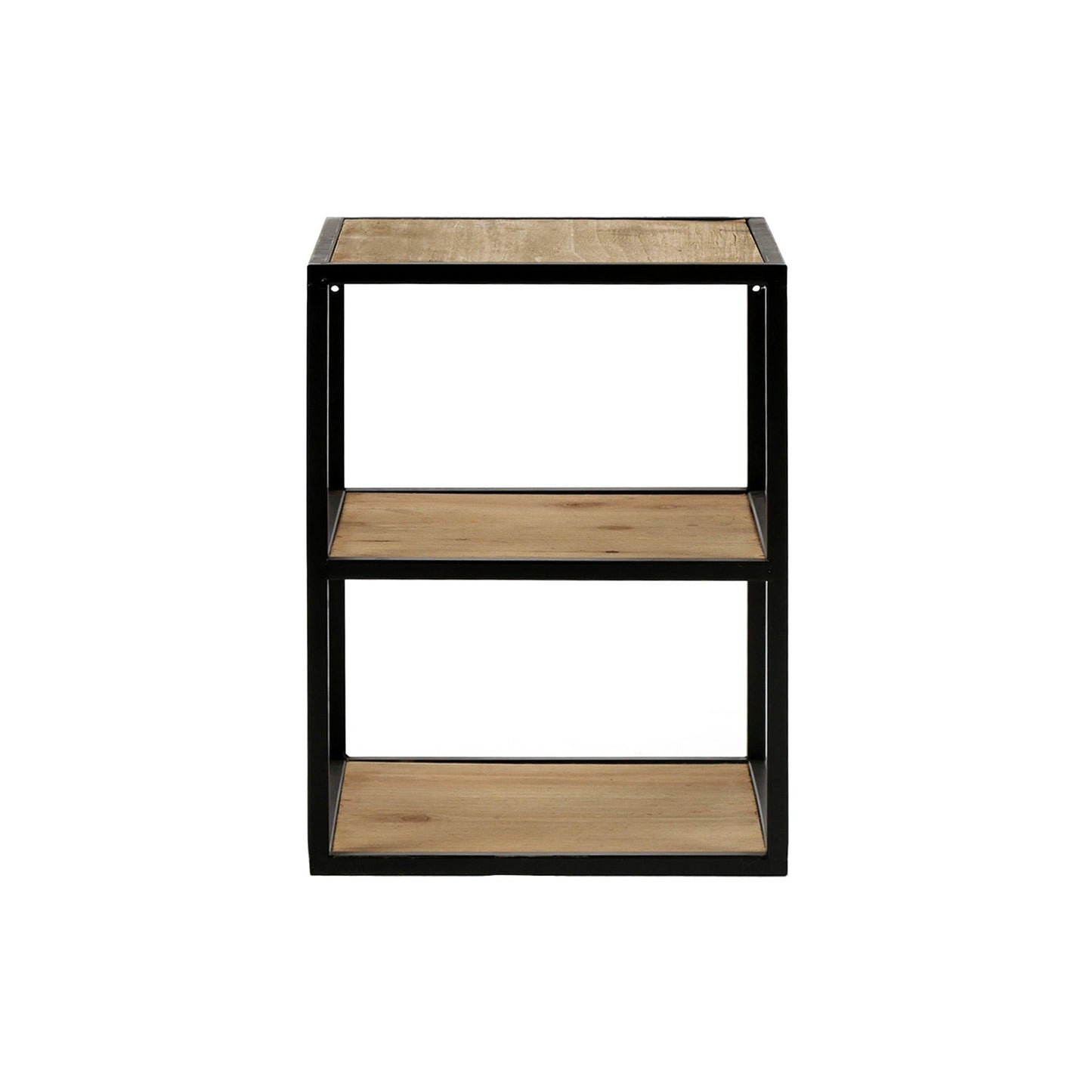 Metal Side Table W/Shelves