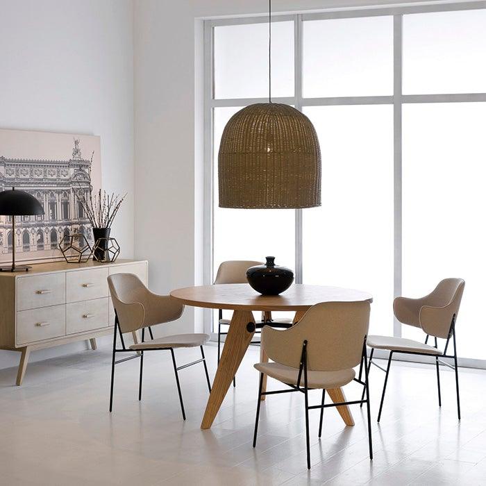 Metal Table Lamp W/Lampshade